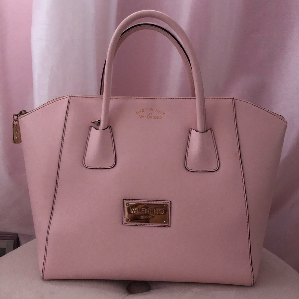 Valentino By Mario Valentino pink Gigi satchel